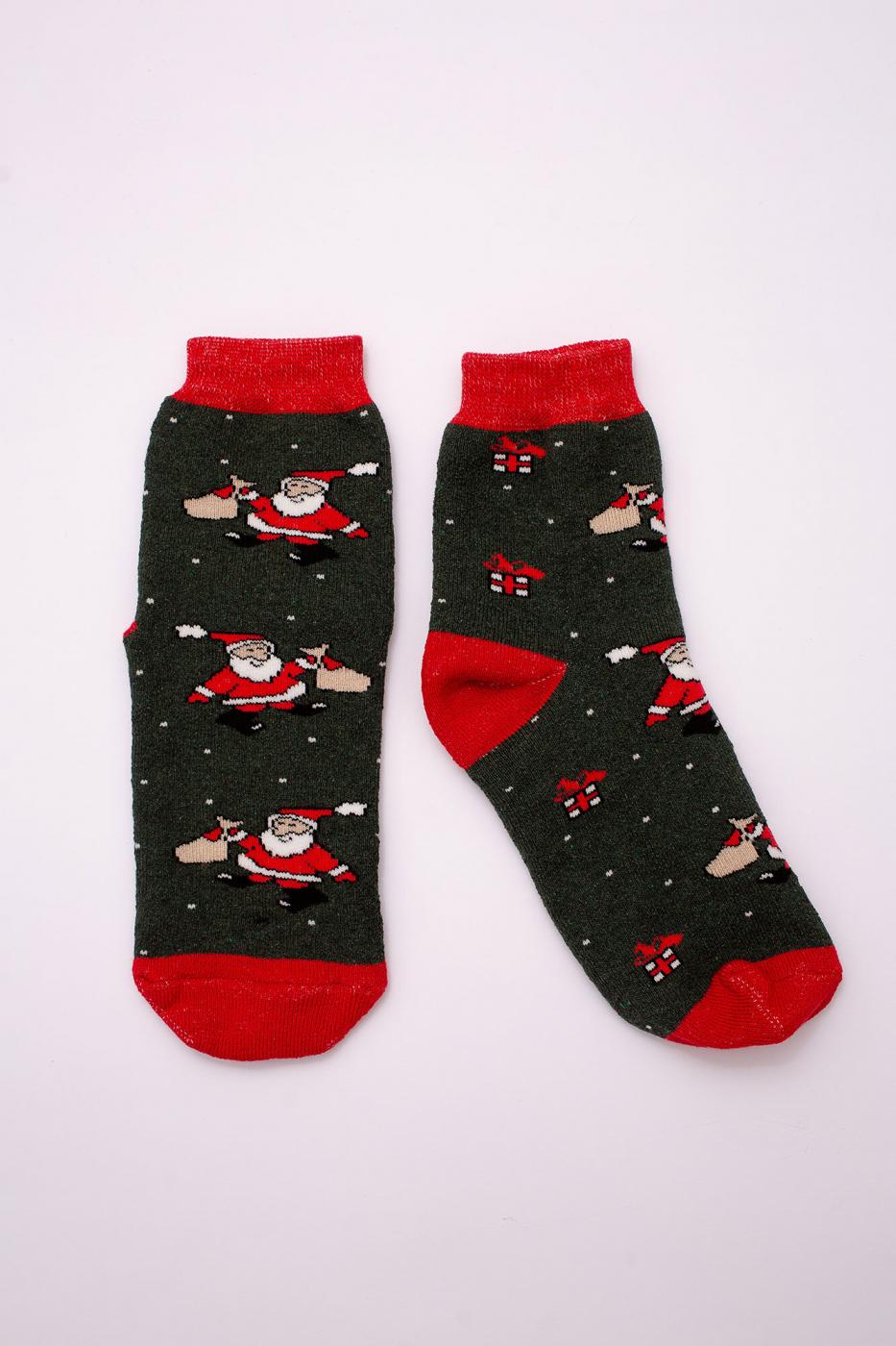 Новорічні Шкарпетки Without Santa Grean - Фото 2