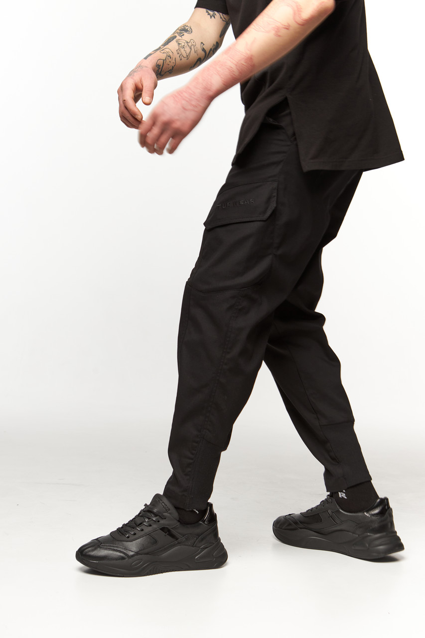 Карго-брюки, колір чорний, модель SM-2401 - Фото 6