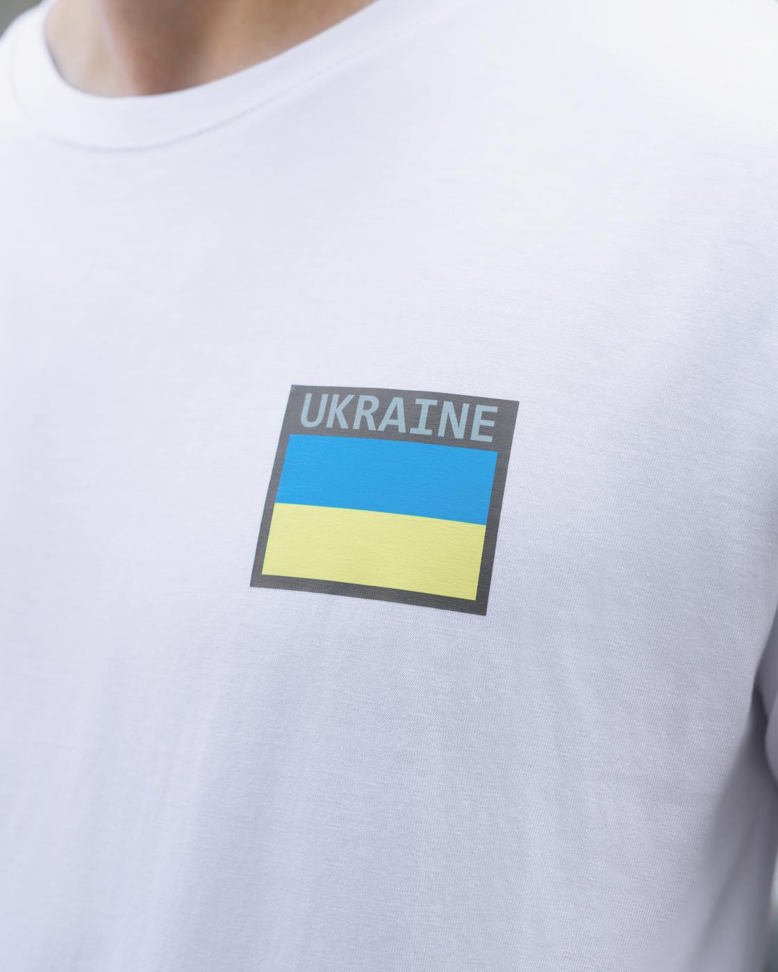 Футболка oversize BEZET Україна білий - Фото 5