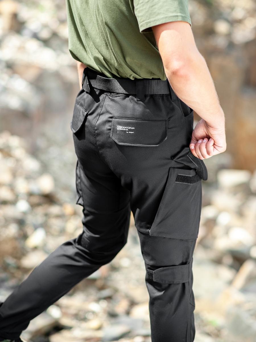 Карго брюки BEZET NATO black'20 - Фото 8