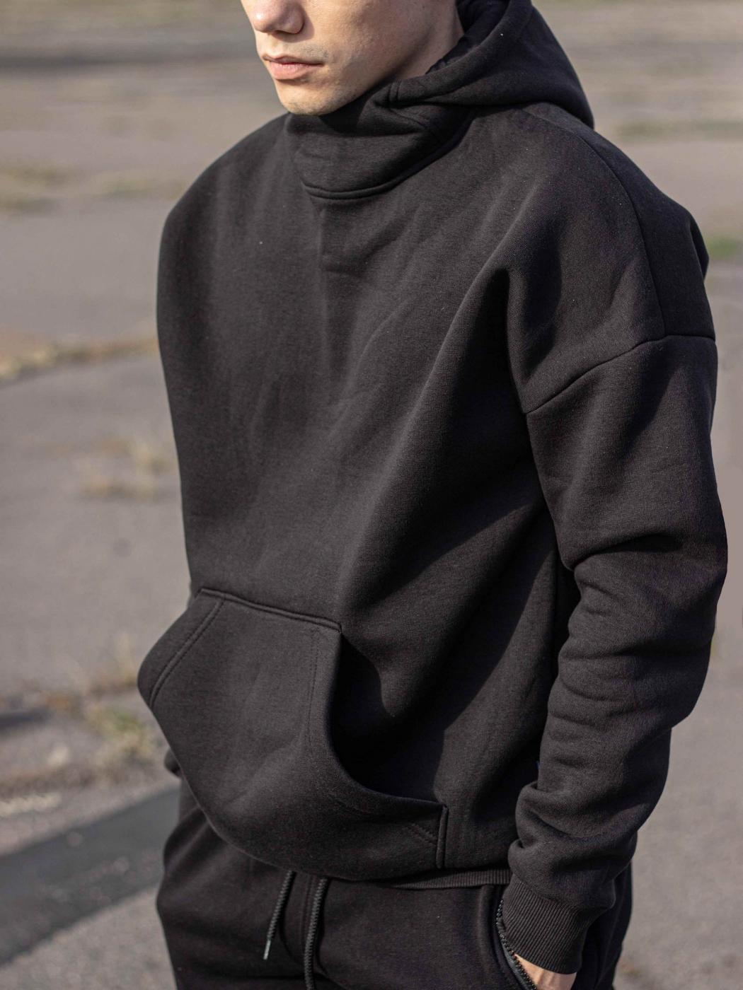 Худі утеплене Custom Wear 'Japan' чорне - Фото 6