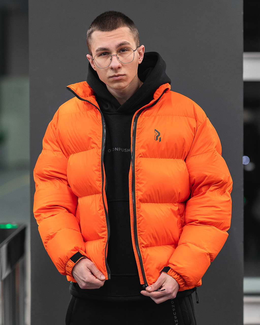 Зимняя мужская куртка Homie 2.0 оранжевый Пушка Огонь - Фото 3