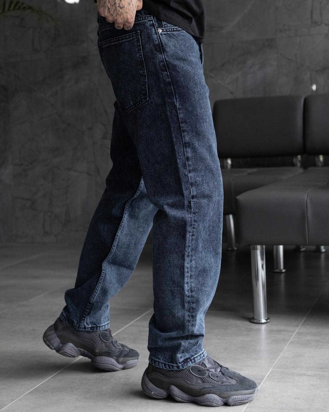 Базовые темно-синие джинсы BEZET Basic - Фото 4
