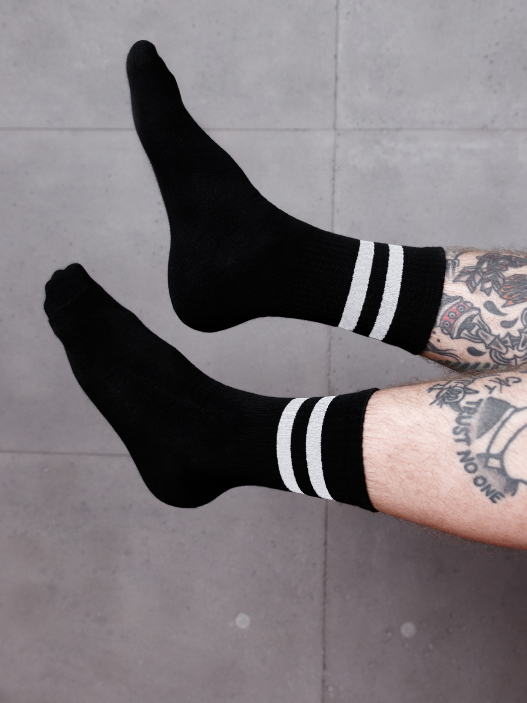 Шкарпетки BEZET Basic white / black '20