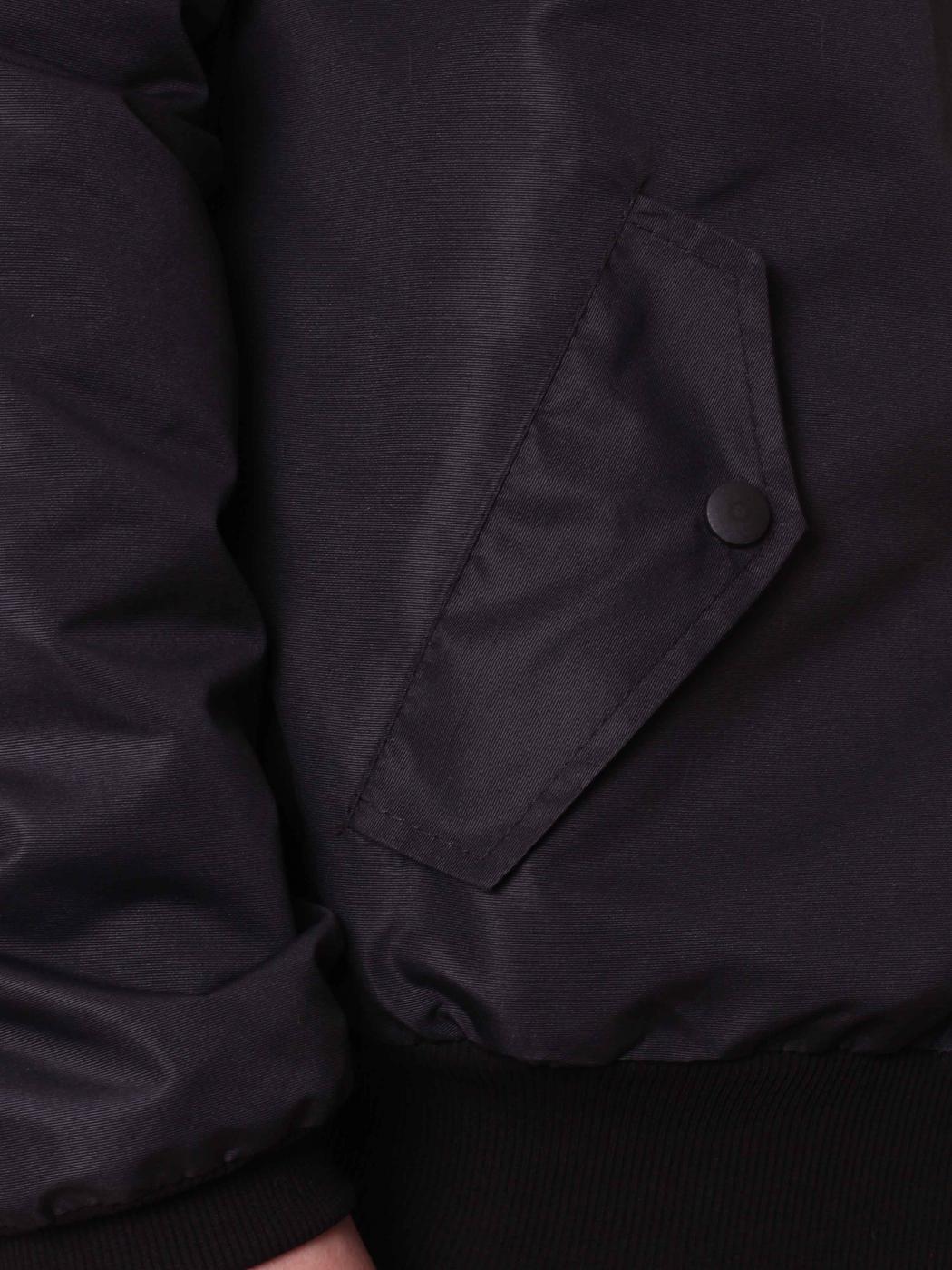 Куртка-бомбер двосторонній Black/Yellow утеп Custom Wear - Фото 9