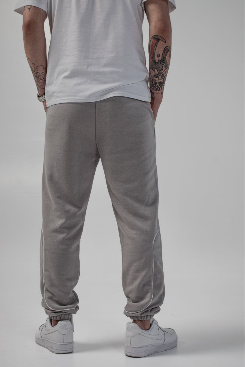 Мужские трикотажные спортивные штаны Reload Factor светло-серый     - Фото 5