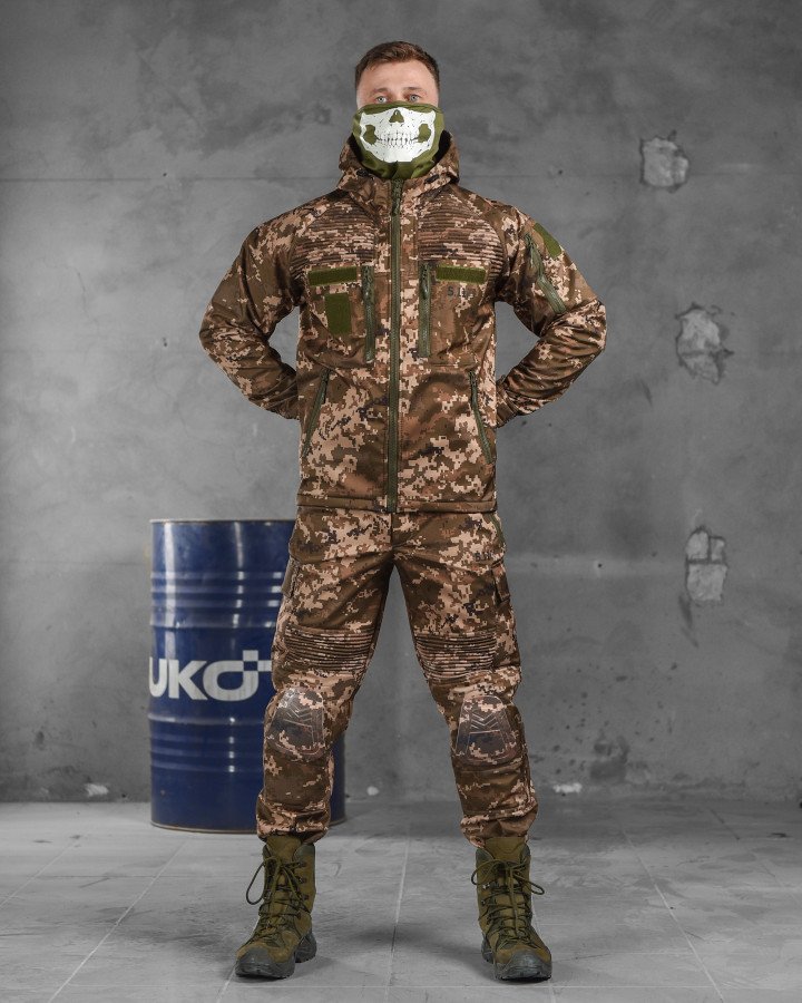 Тактичний костюм софтшол softshell 5.11 mission мультикам Sold-Out - Фото 9