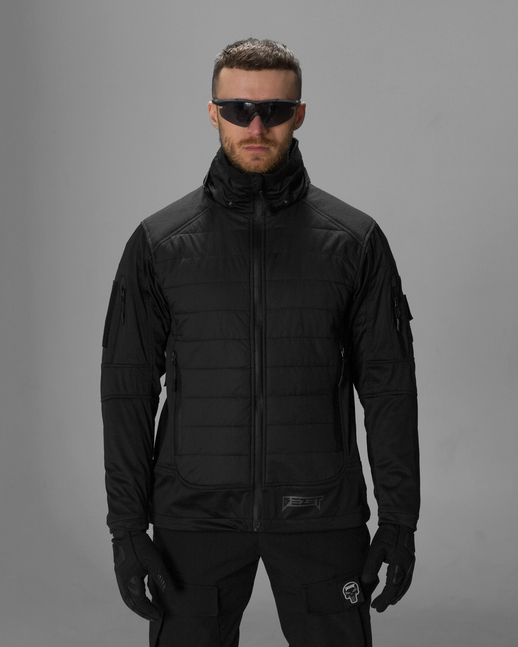 Куртка тактична BEZET Phantom чорний - Фото 2