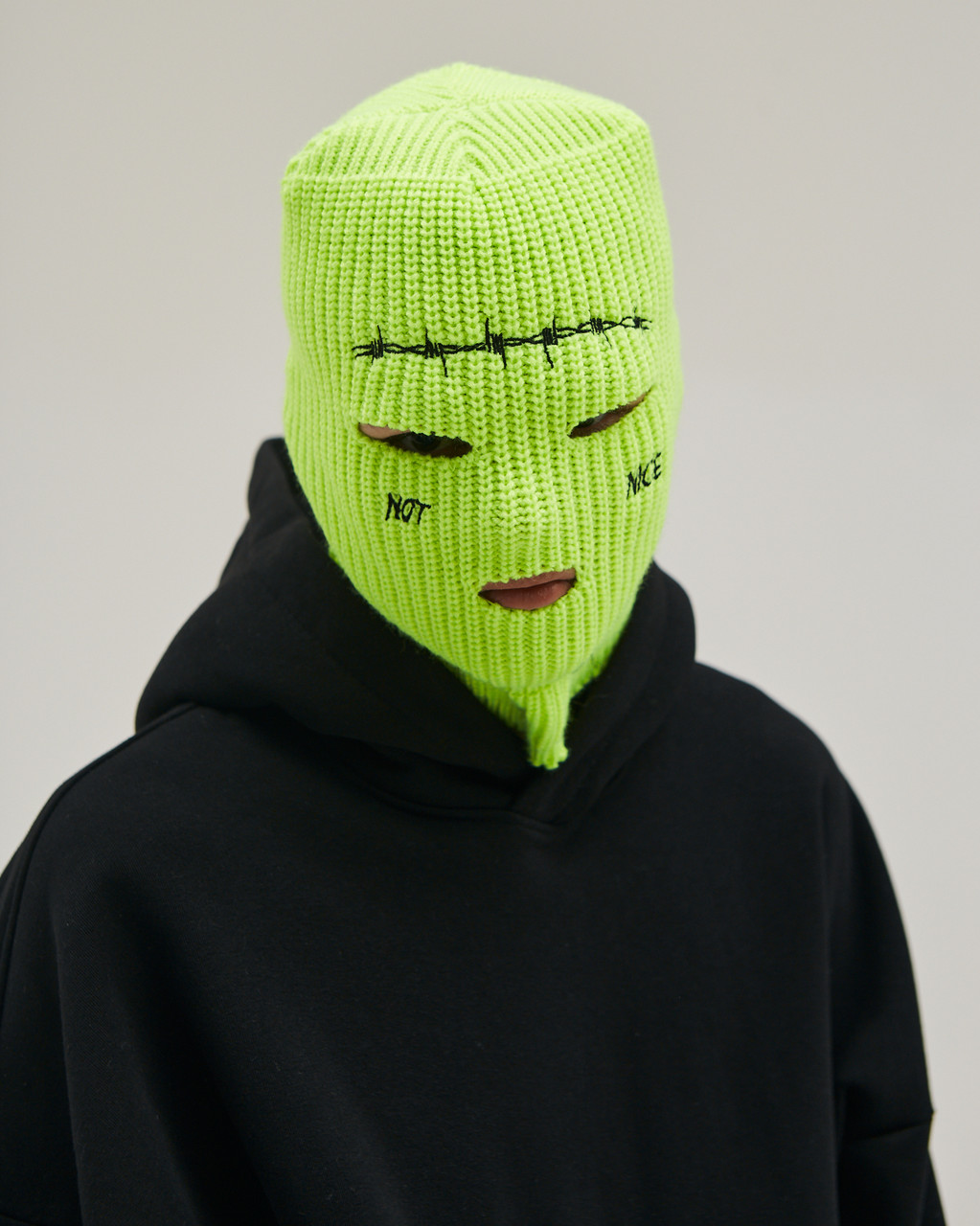 Молодіжна Балаклава Дріт із вишивкою від бренду ТУР салатовий TURWEAR - Фото 9