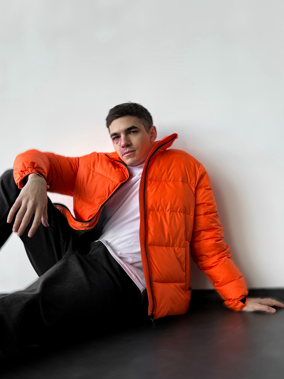 Мужская куртка стеганая демисезонная Reload Blackout оранжевый - Фото 7
