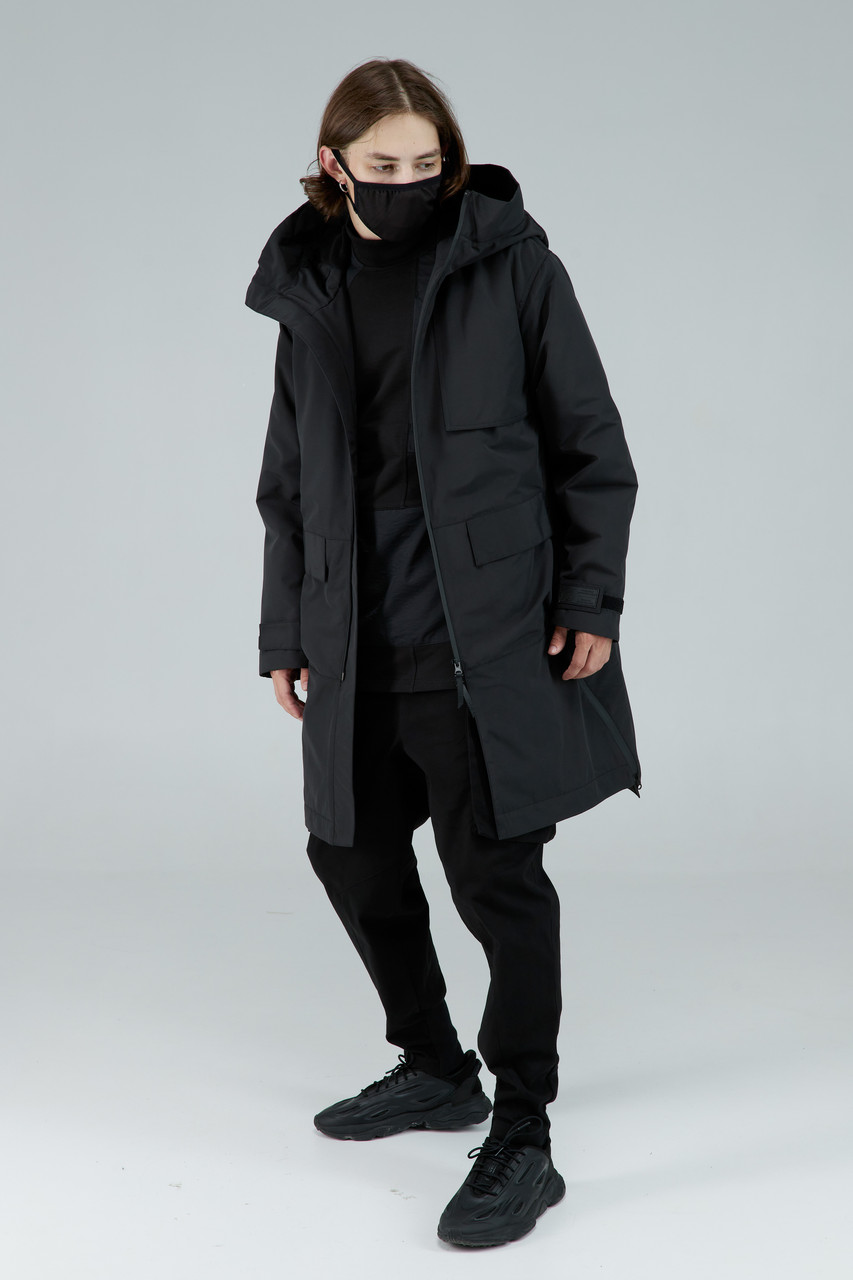Демісезонна чоловіча парка куртка чорна Рейдер від бренду ТУР TURWEAR - Фото 10