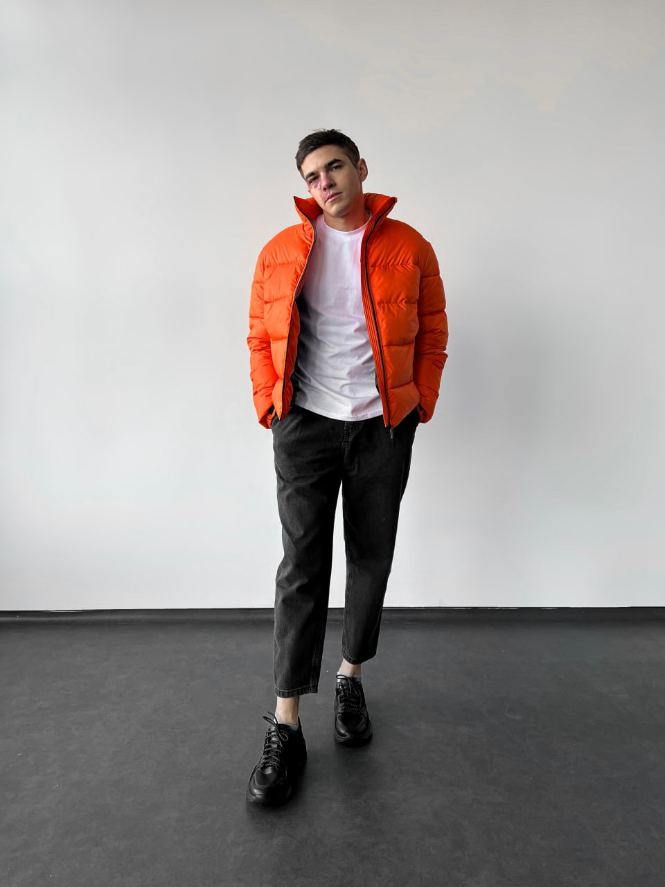 Мужская куртка стеганая демисезонная Reload Blackout оранжевый - Фото 8