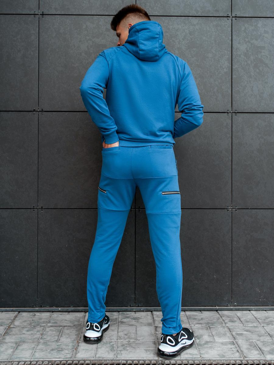 Спортивный костюм BEZET Zipper blue'20 - Фото 6
