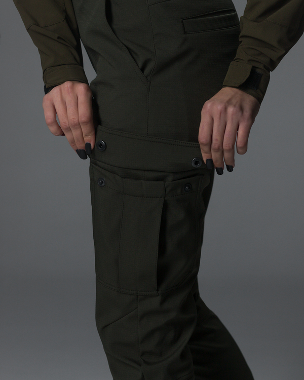 Жіночі брюки карго тактичні BEZET Basic хакі - Фото 5