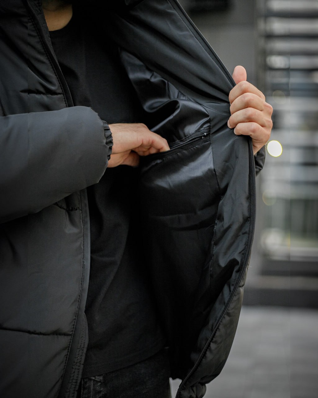 Зимняя курточка ТЗ2-SE black - Фото 5