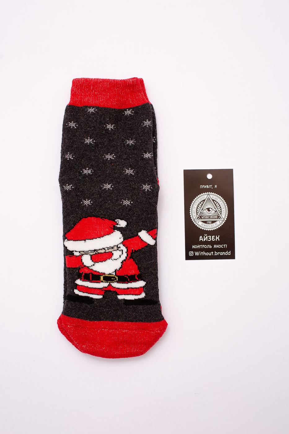 Новорічні Шкарпетки Without Santa Dab Black - Фото 2