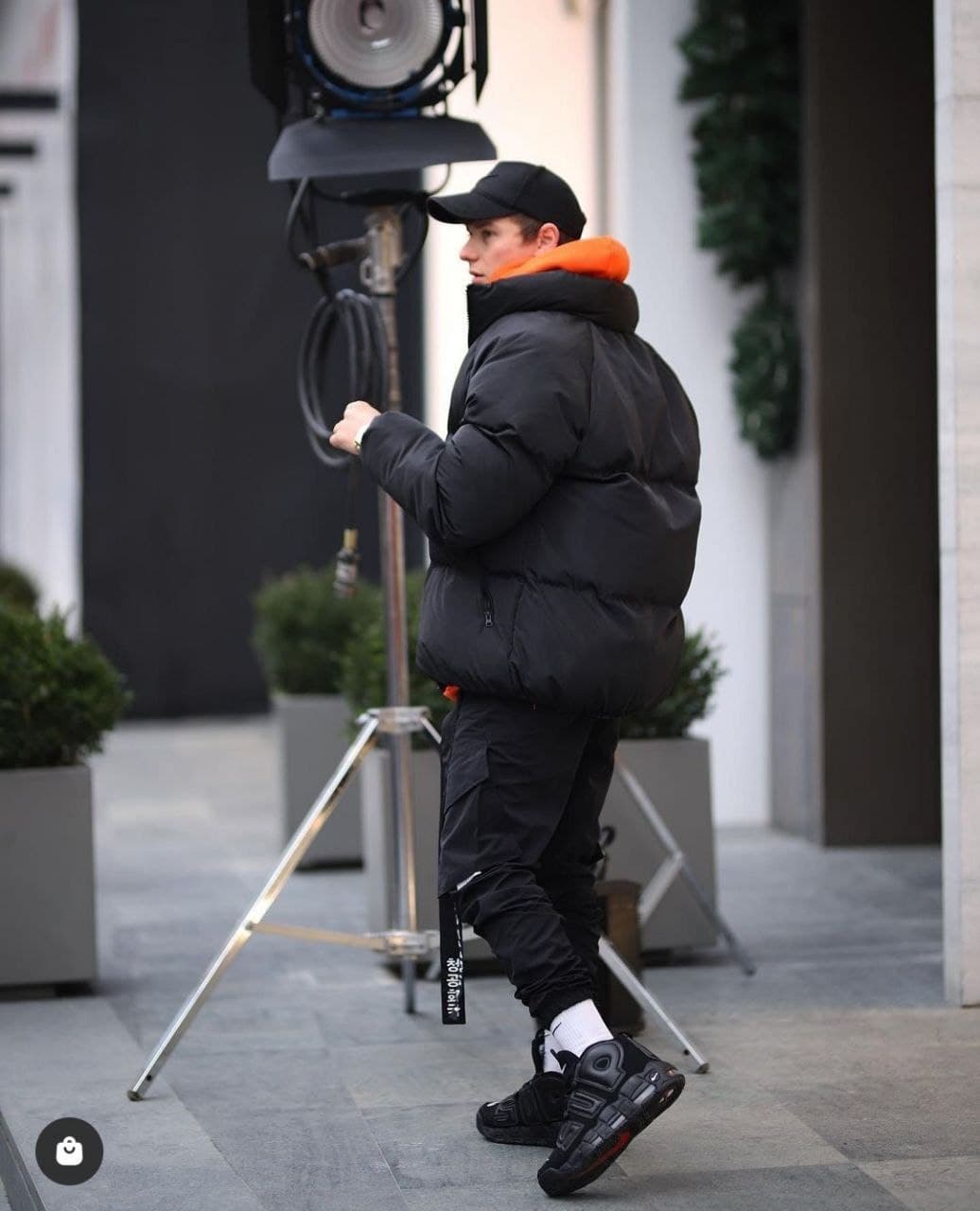 Мужская Куртка зимняя черная Sold Out - Фото 2