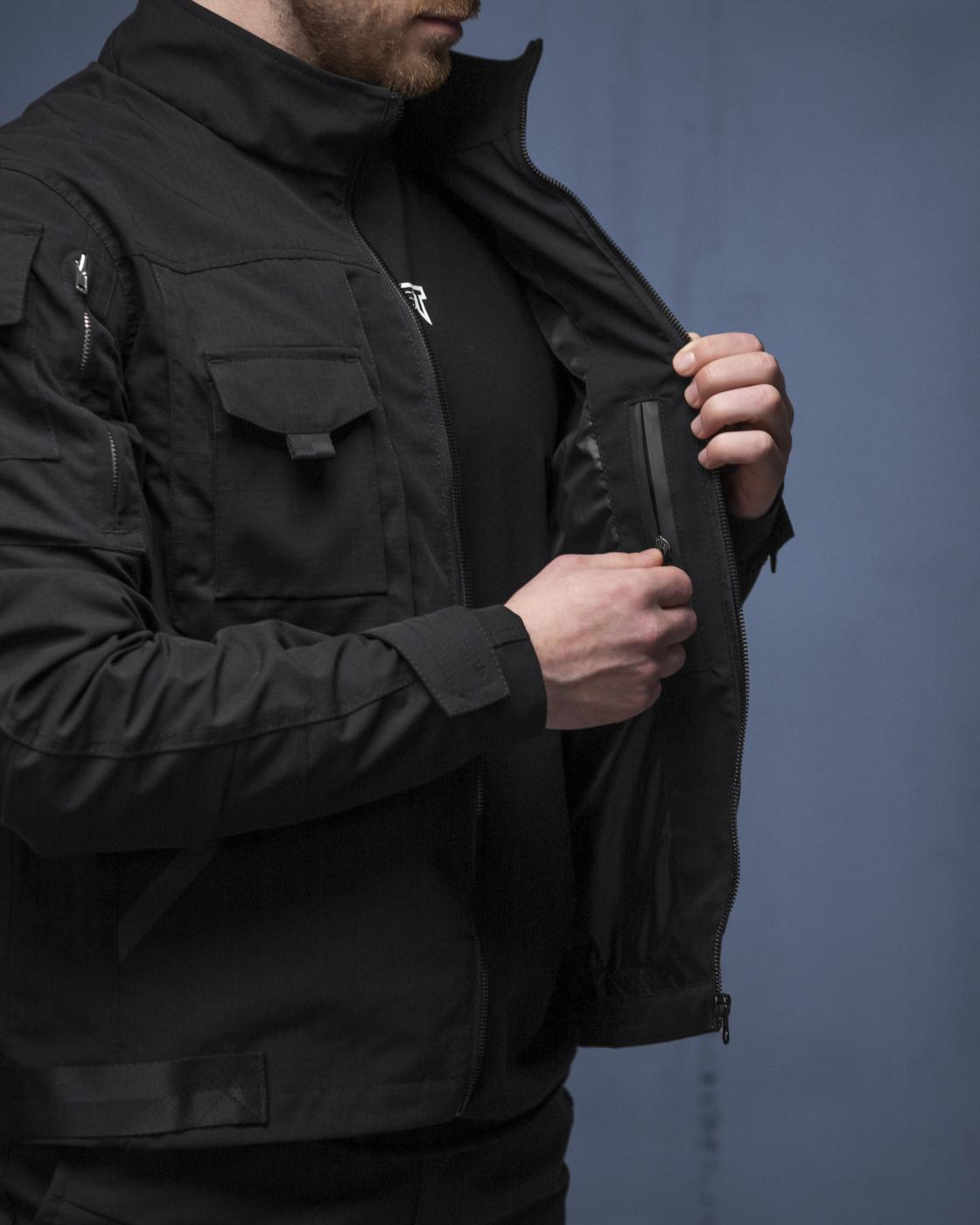 Куртка BEZET Блокпост чорний - Фото 9