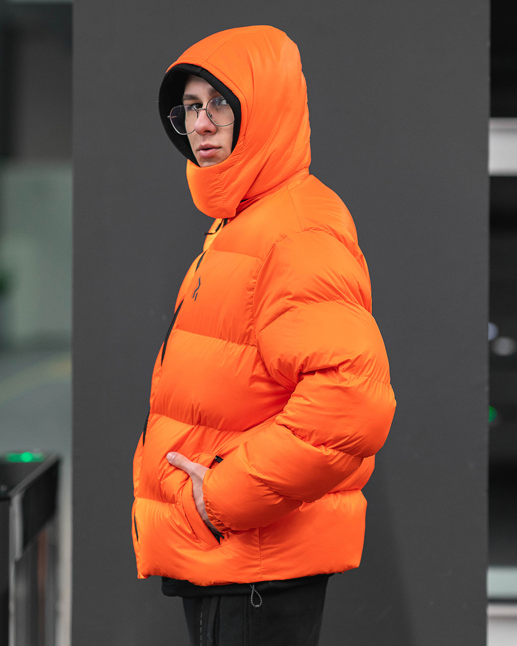 Зимняя мужская куртка Homie 2.0 оранжевый Пушка Огонь - Фото 2