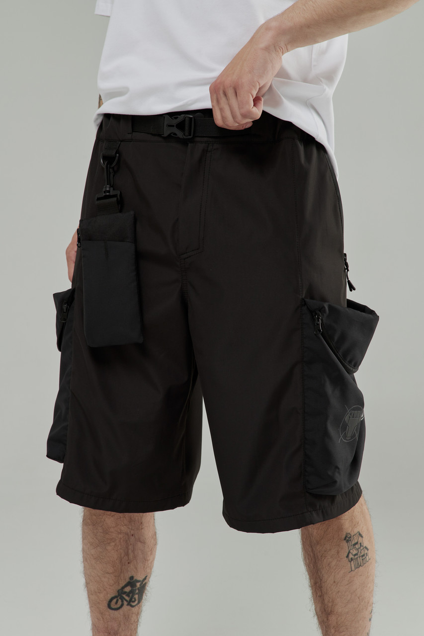 Мужские карго шорты с карманами черный от бренда ТУР модель Хайдате TURWEAR - Фото 8