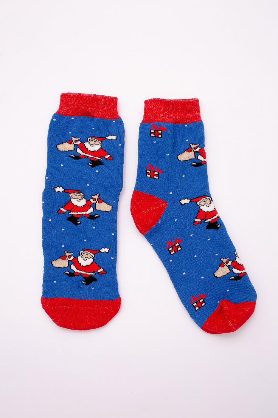 Новорічні Шкарпетки Without Santa Blue - Фото 2
