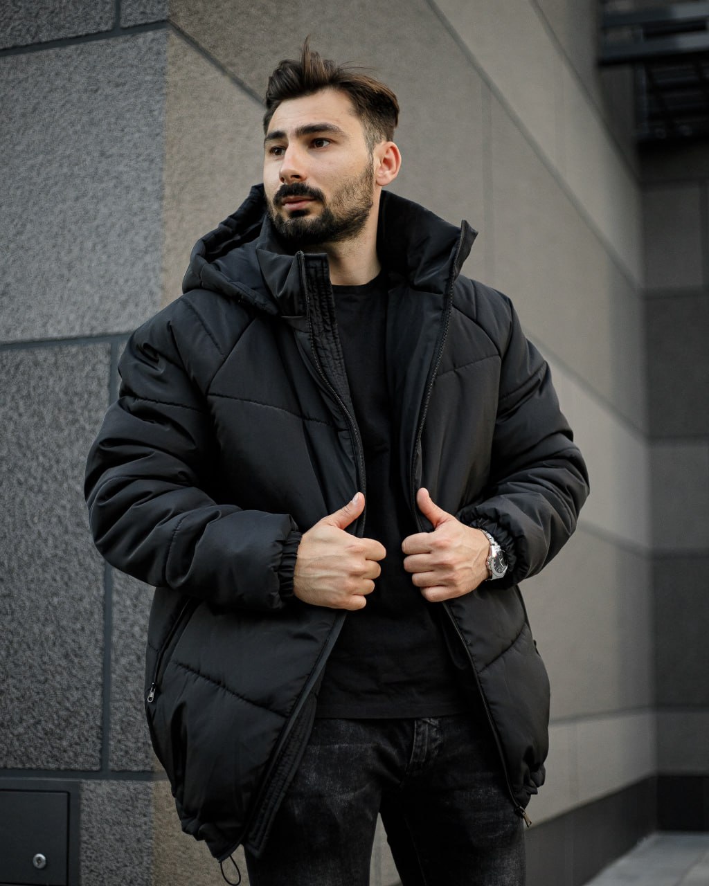 Зимняя курточка ТЗ2-SE black - Фото 6