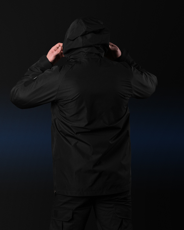 Куртка вітровка BEZET Траєкторія чорний - Фото 14