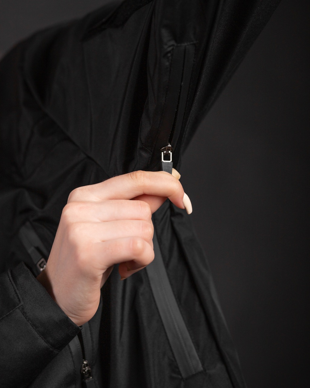 Женская куртка ветровка BEZET Кентавр черный - Фото 6