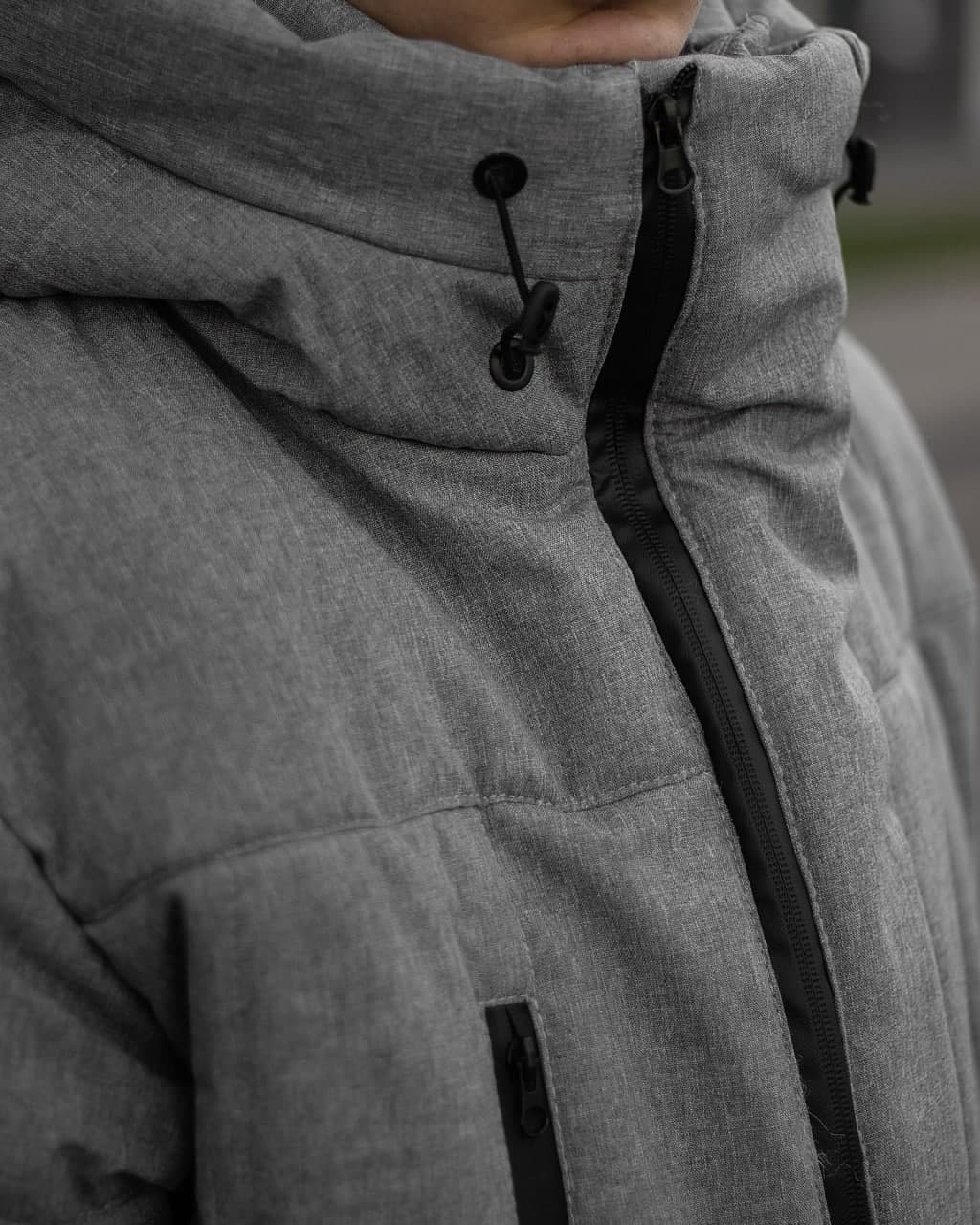 Чоловіча зимова куртка Haipp Eclipse меланж (Арт. 461) - Фото 5