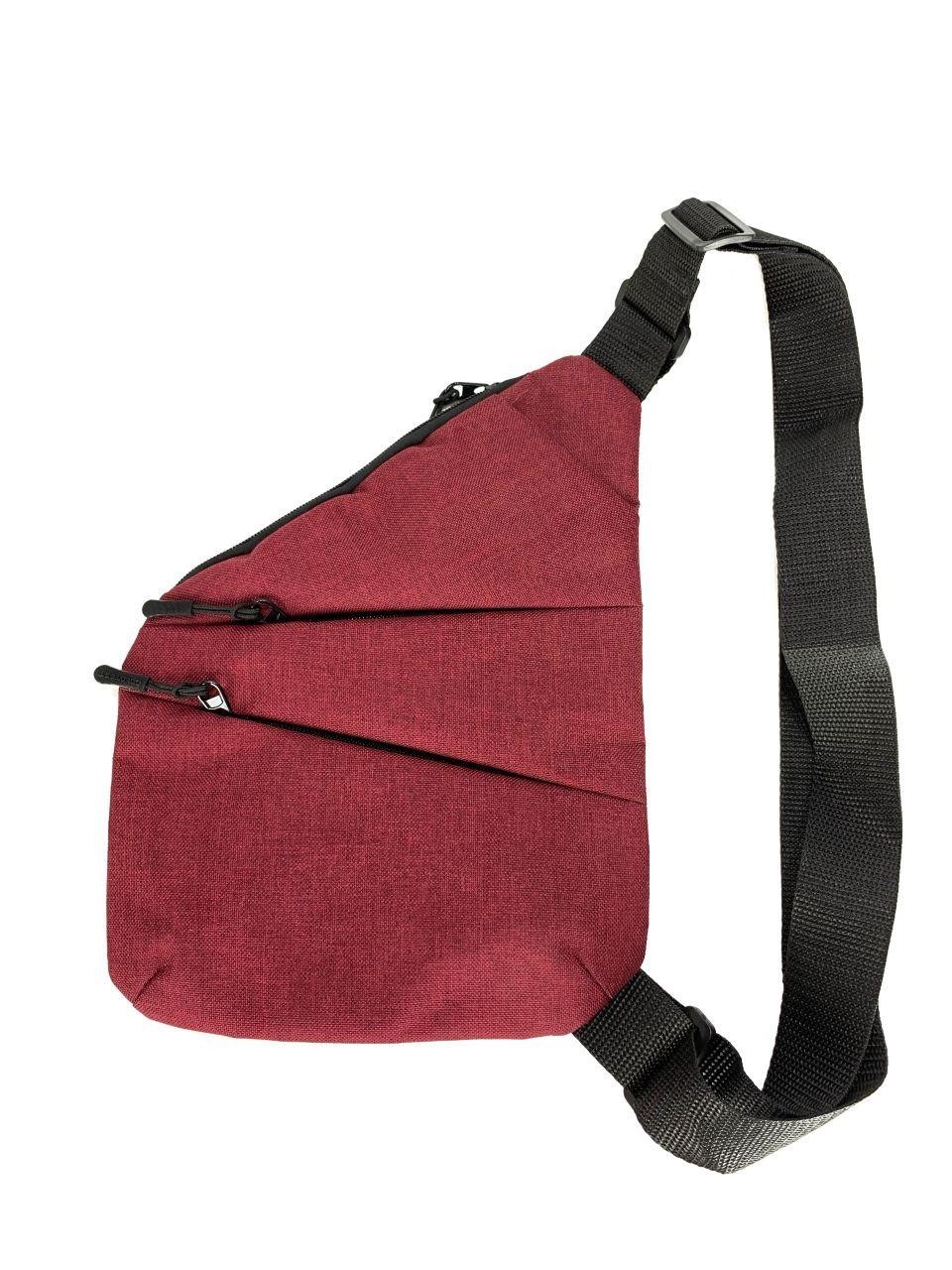 Мужская сумка-кобура через плечо серая