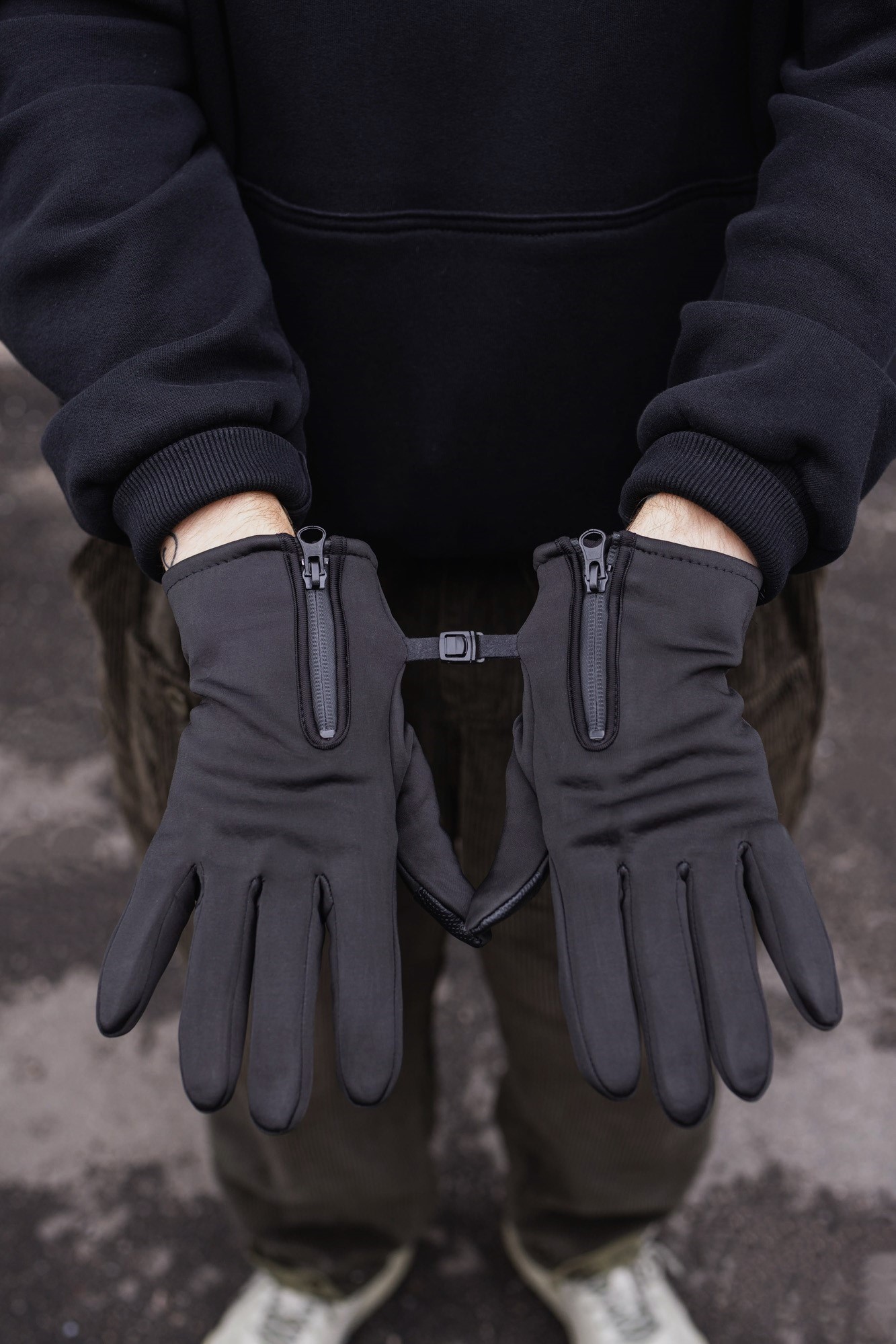 Сенсорные Перчатки Without Gloves Softshell 16-12 Black Man - Фото 5