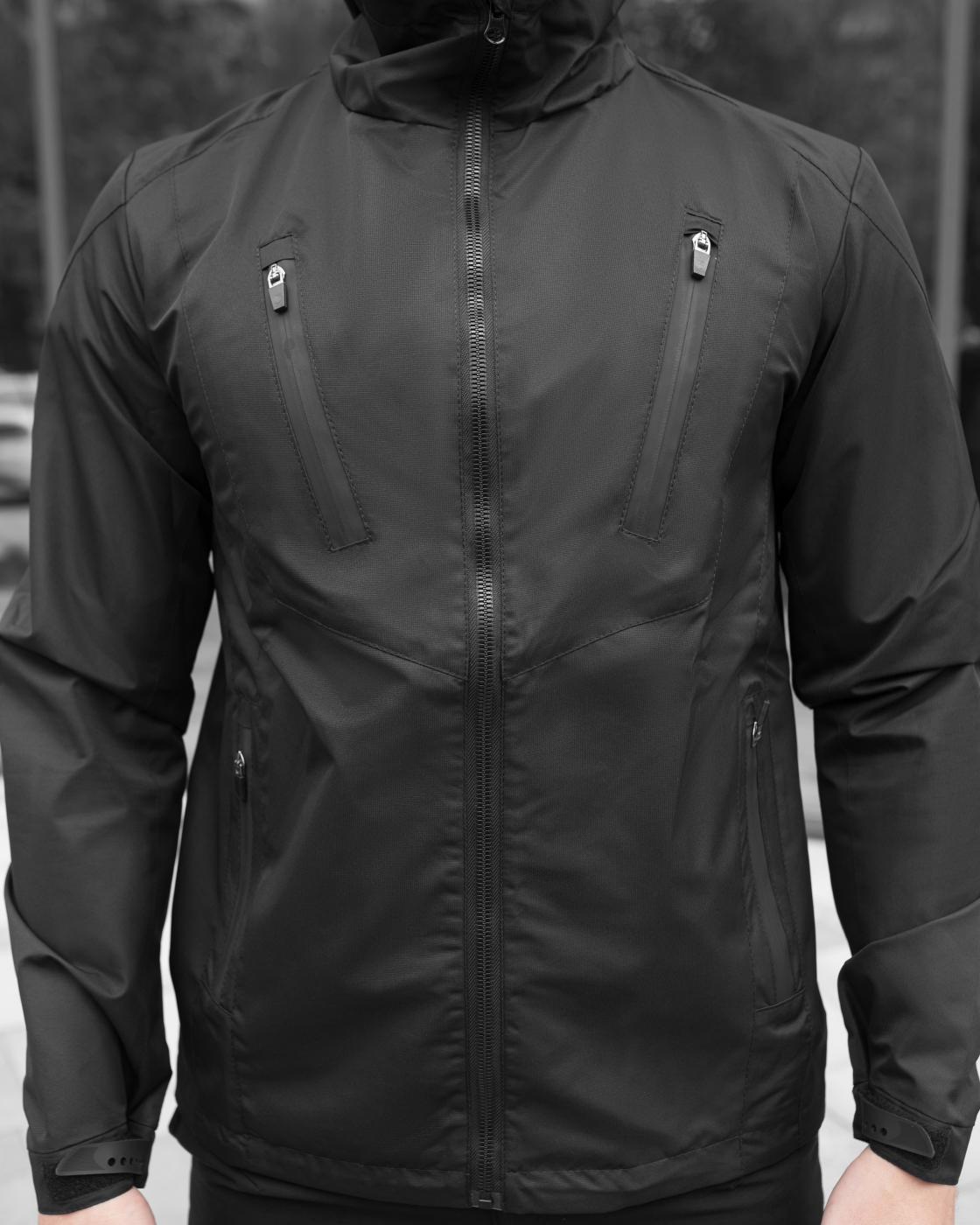 Куртка вітровка BEZET Illuminate чорний - Фото 10