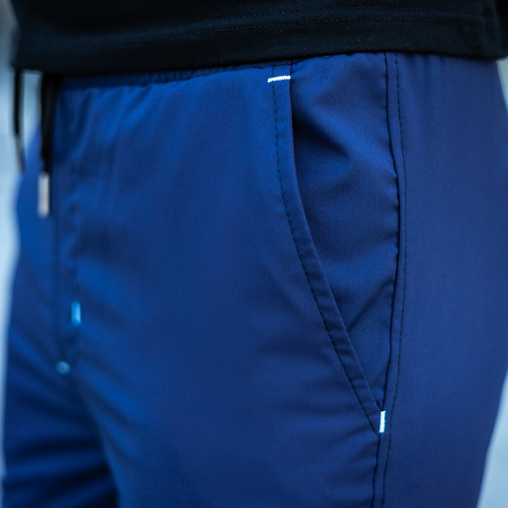 Чоловічі штани джогери з кишенями сині Pobedov Vershyna POBEDOV - Фото 7
