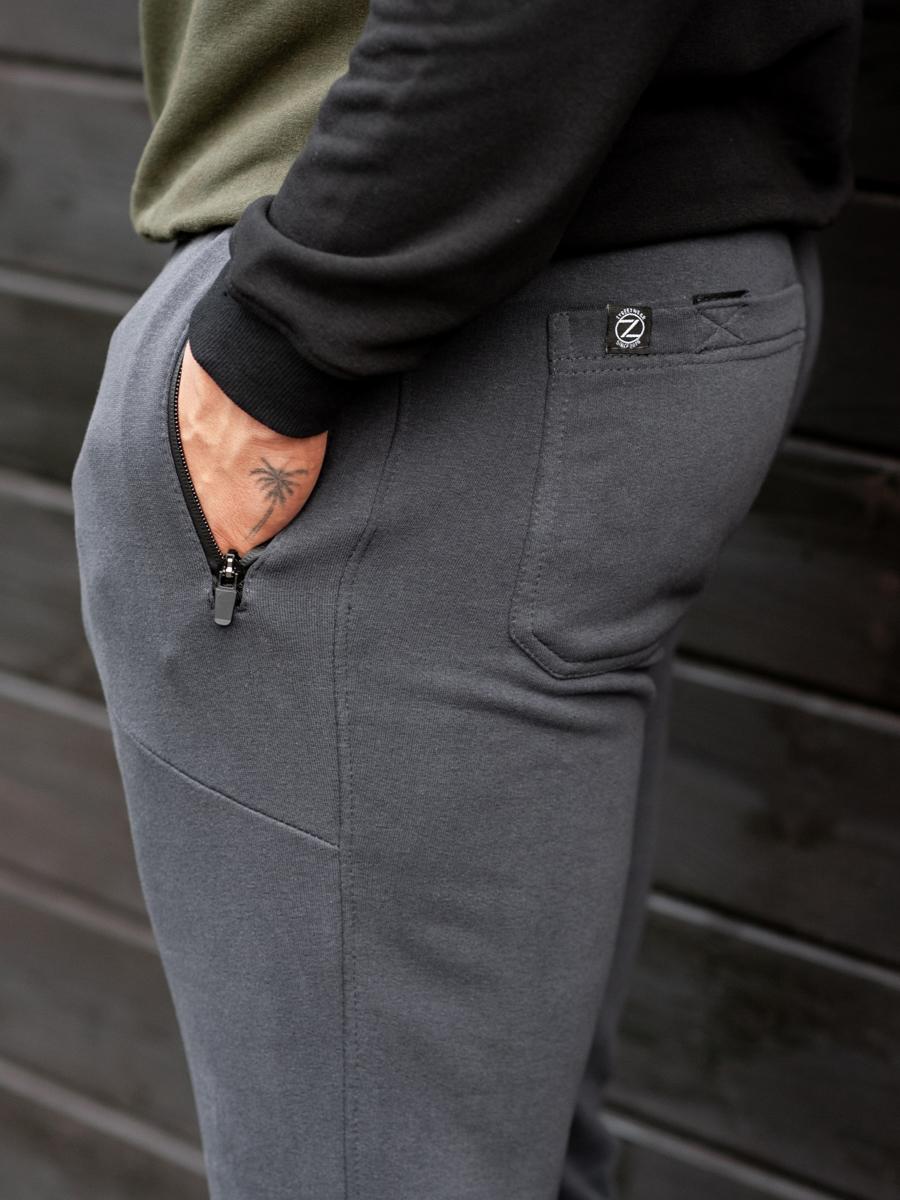 Спортивные штаны BEZET Basic grey'19 - Фото 5