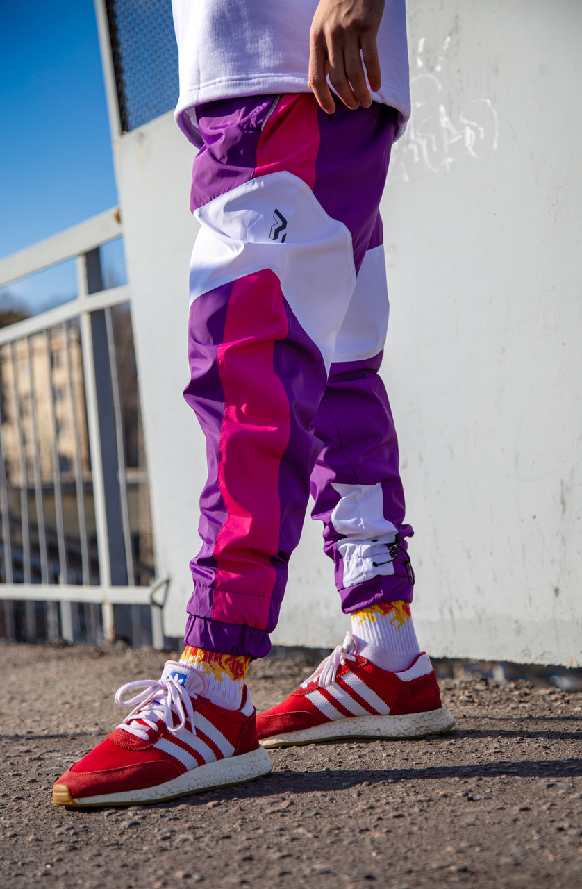Спортивні штани OGONPUSHKA Split фіолетово-рожеві Пушка Огонь - Фото 10
