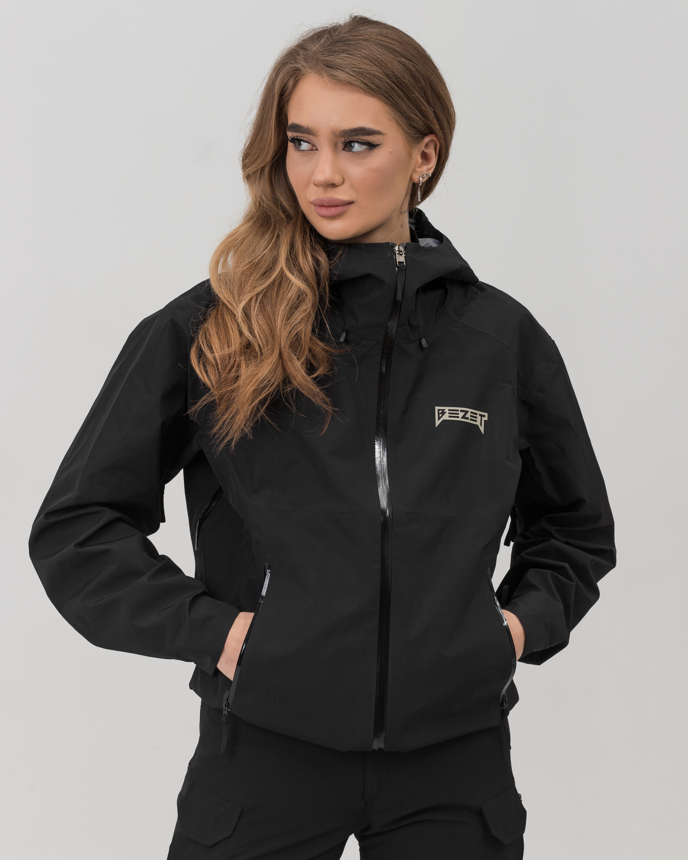 Куртка вітрівка жіноча BEZET ShieldTech чорний